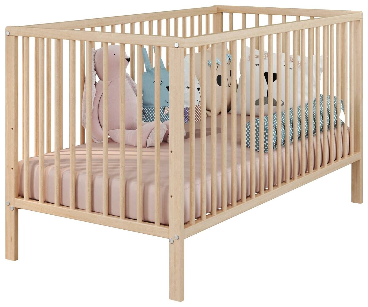 Babybett buche B/H/T: ca. 144x84x78 cm Liegefläche B/L: ca. 70x140 cm