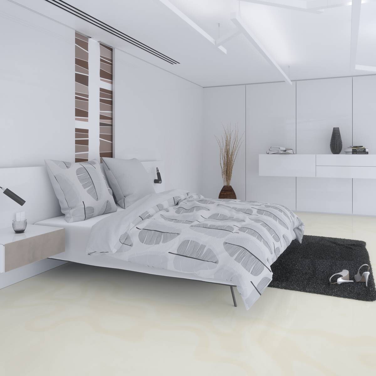 Baumwoll Bettwäsche Seersucker