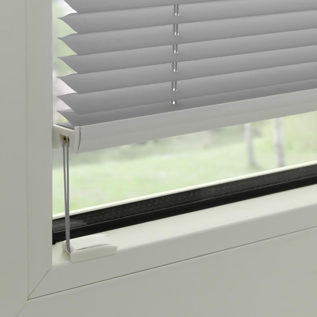 Boviva Spannplissee silber B/L: ca. 80x130 cm