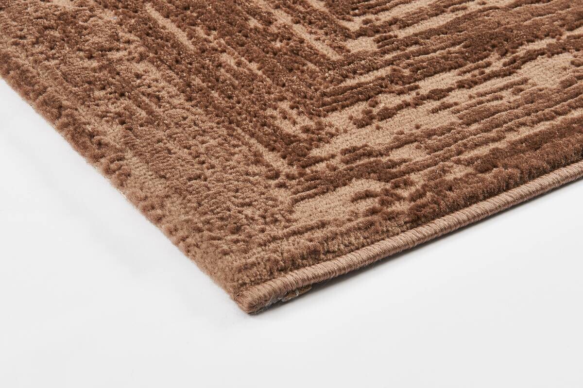 Webteppich Costa mokka B/L: ca. 120x170 cm