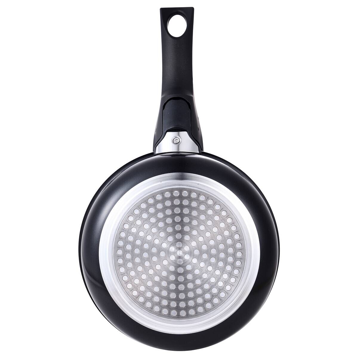 BERGNER Topfset Click & cook black schwarz Aluminium 4 tlg.