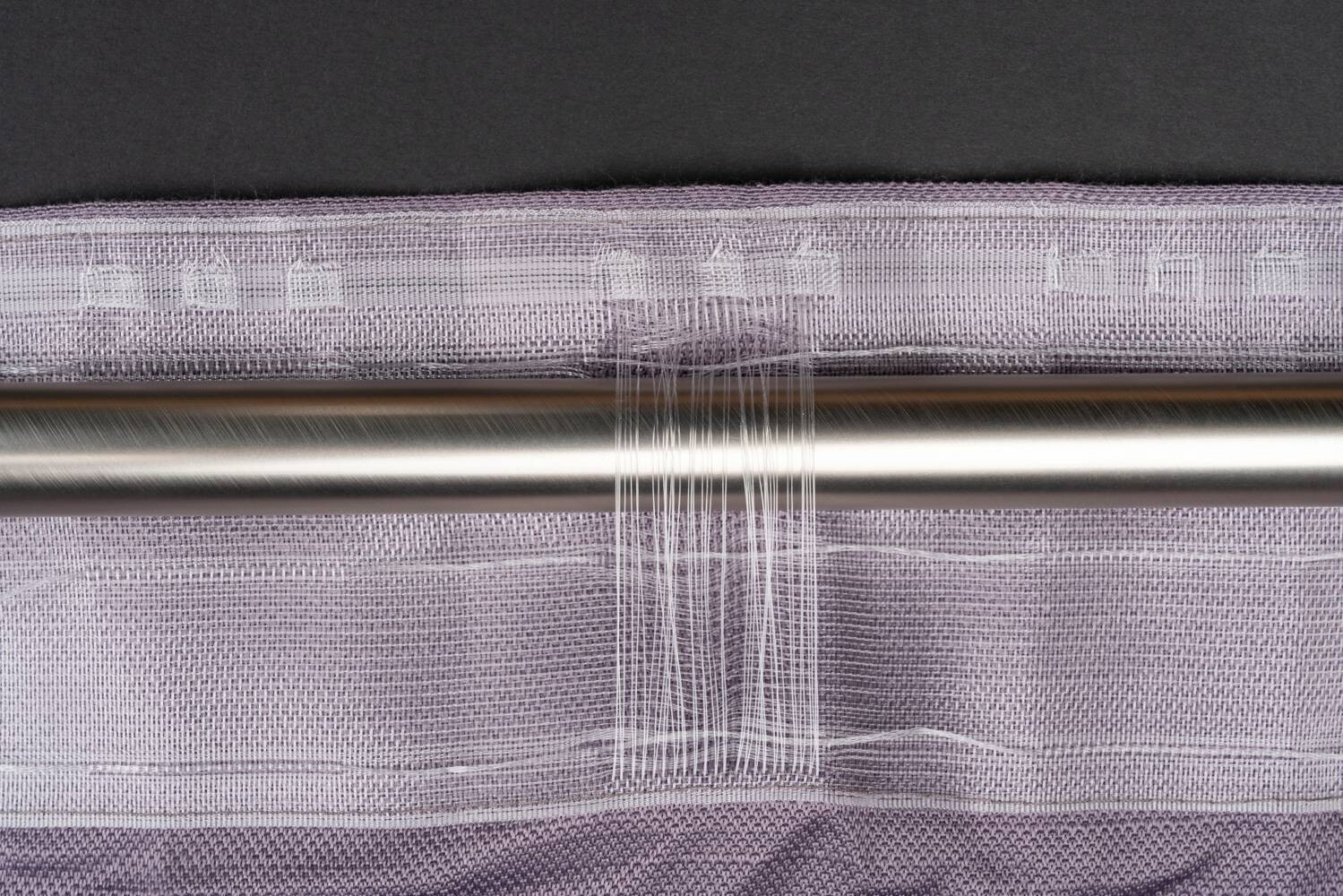 Kombivorhang 2er Pack Balance brombeer B/L: ca. 135x245 cm