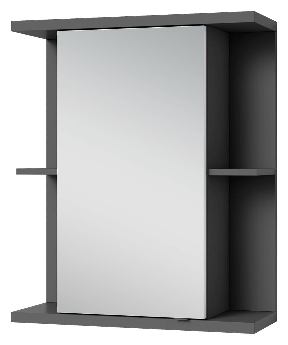 Spiegelschrank NEBRASKA anthrazit B/H/T: ca. 60x70x25 cm