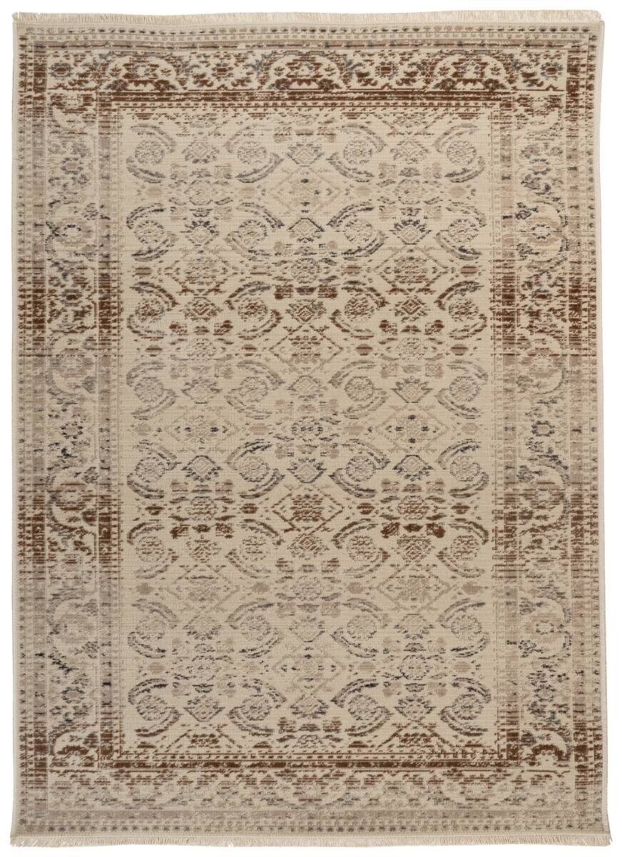 Kayoom Kurzflorteppich Charin 625 beige B/H/L: ca. 80x0,35x150 cm