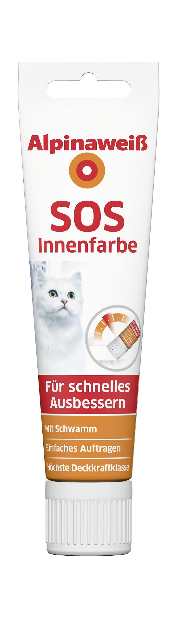 Alpina Raumfarbe SOS Innenfarbe weiß ca. 0,1 l