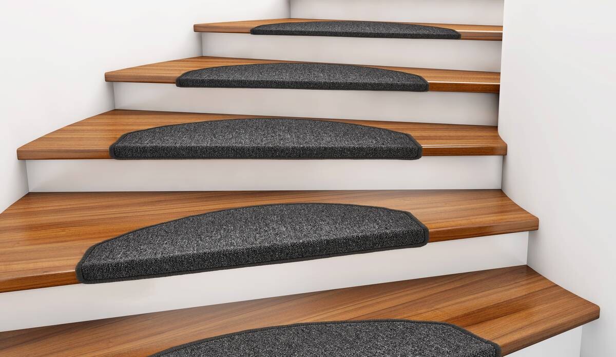 Stufenmatte Astra anthrazit B/L: ca. 20x56 cm