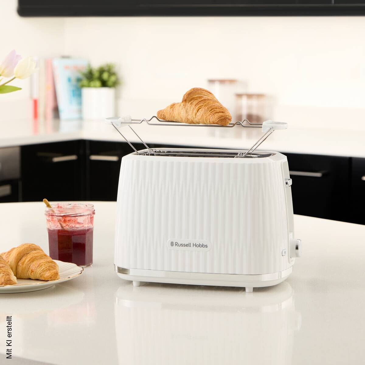 Russell Hobbs Toaster 27370-56 weiß Edelstahl Kunststoff B/H/L: ca. 17,4x19,1x27,8 cm