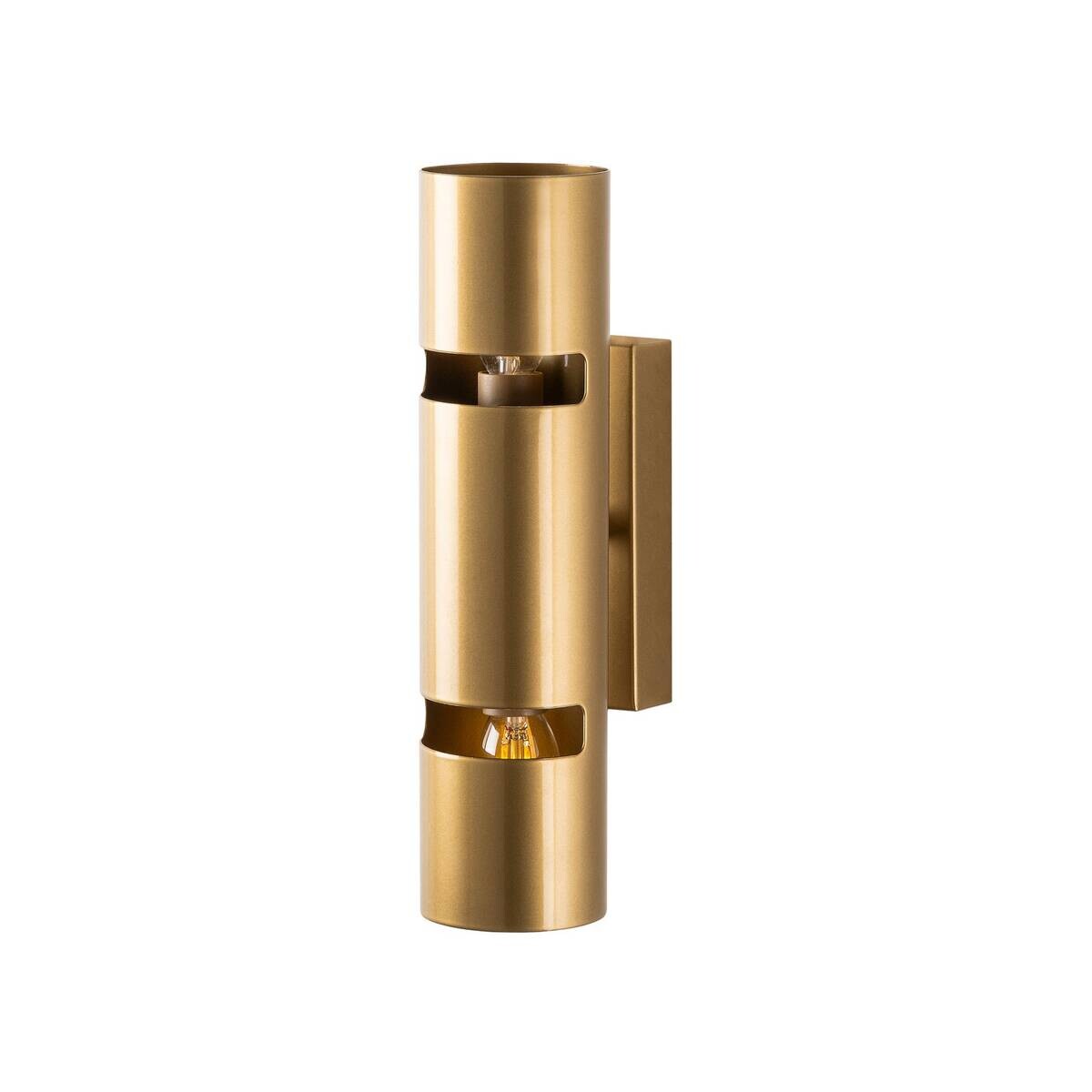 Opviq Wandleuchte gold Metall B/H/L: ca. 30x13x8 cm E14 1 Brennstellen
