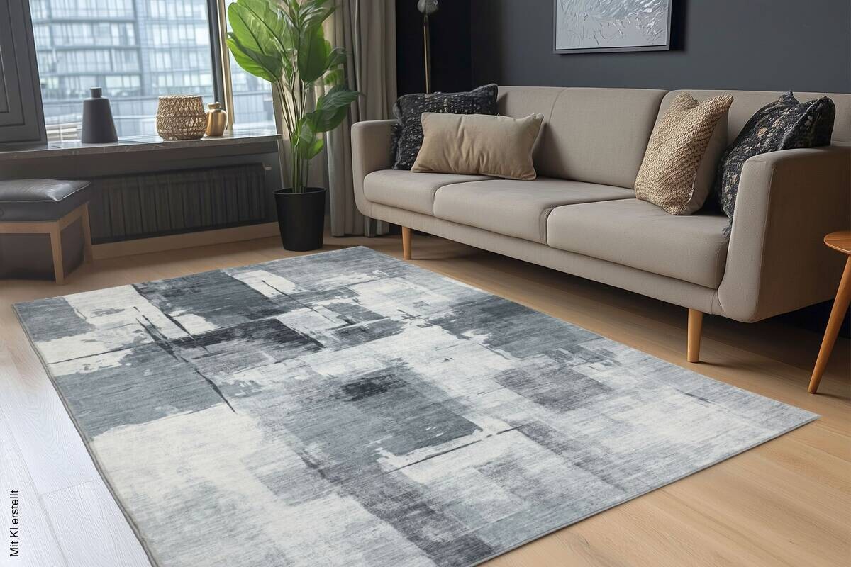 Obsession Teppich Posh grau B/H/L: ca. 230x23x330 cm