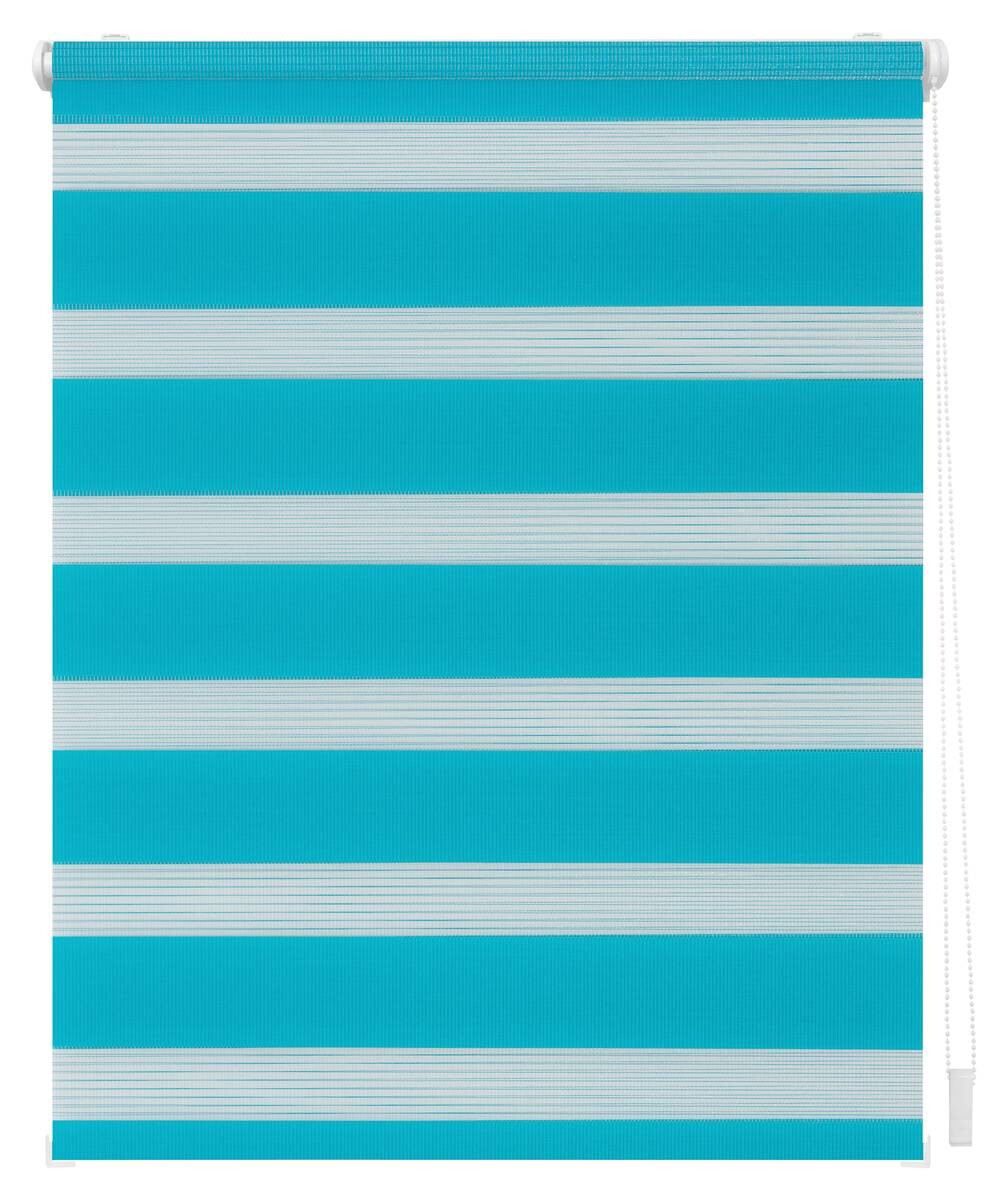 LICHTBLICK Doppelrollo Duo blau B/L: ca. 70x220 cm