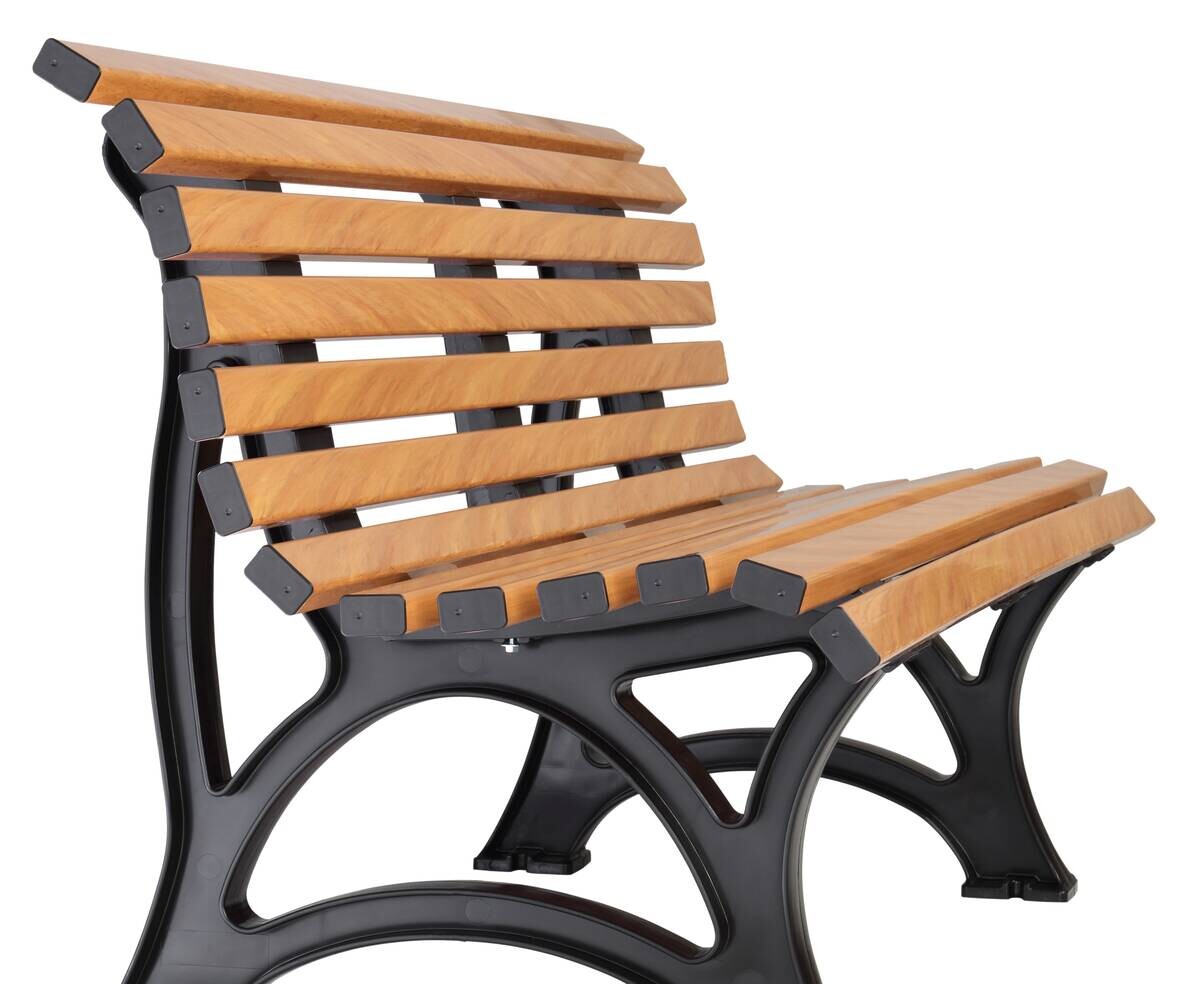 Blome-Tillmann Gartenbank Helgoland braun Kunststoff B/H/L: ca. 150x80x64 cm