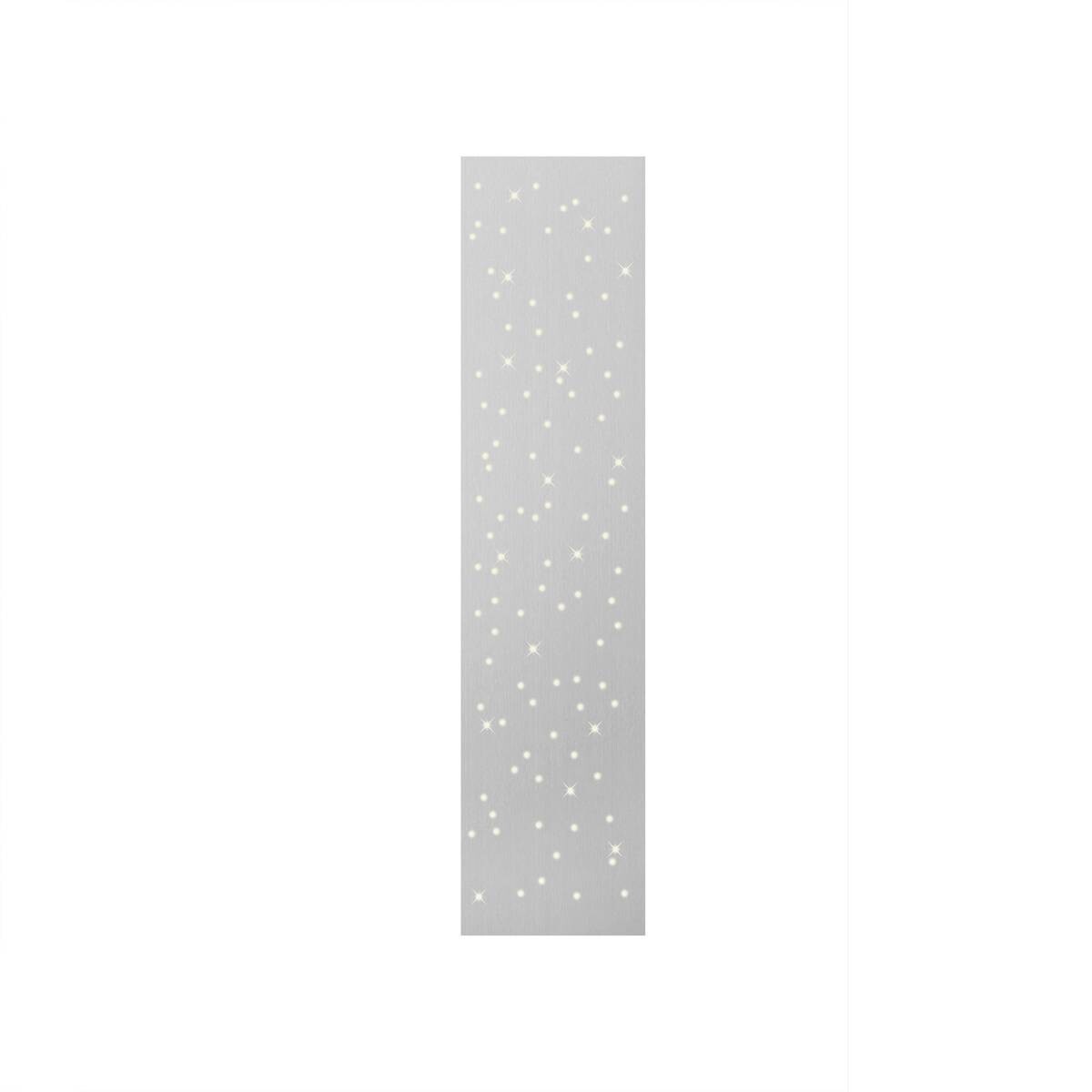 Just Light LED-Deckenleuchte SPARKLE 14672-55 stahlfarbig Metall B/H/T: ca. 25x4x100 cm 1 Brennstellen