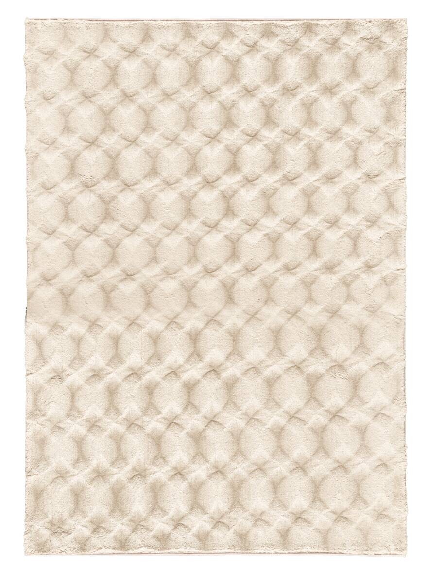 Fellimitat Diamond creme B/L: ca. 120x170 cm