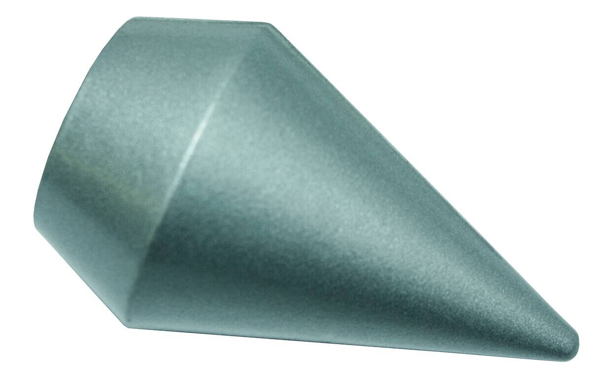 Boviva Endknopf Spitze silber Metall D: ca. 1,6 cm