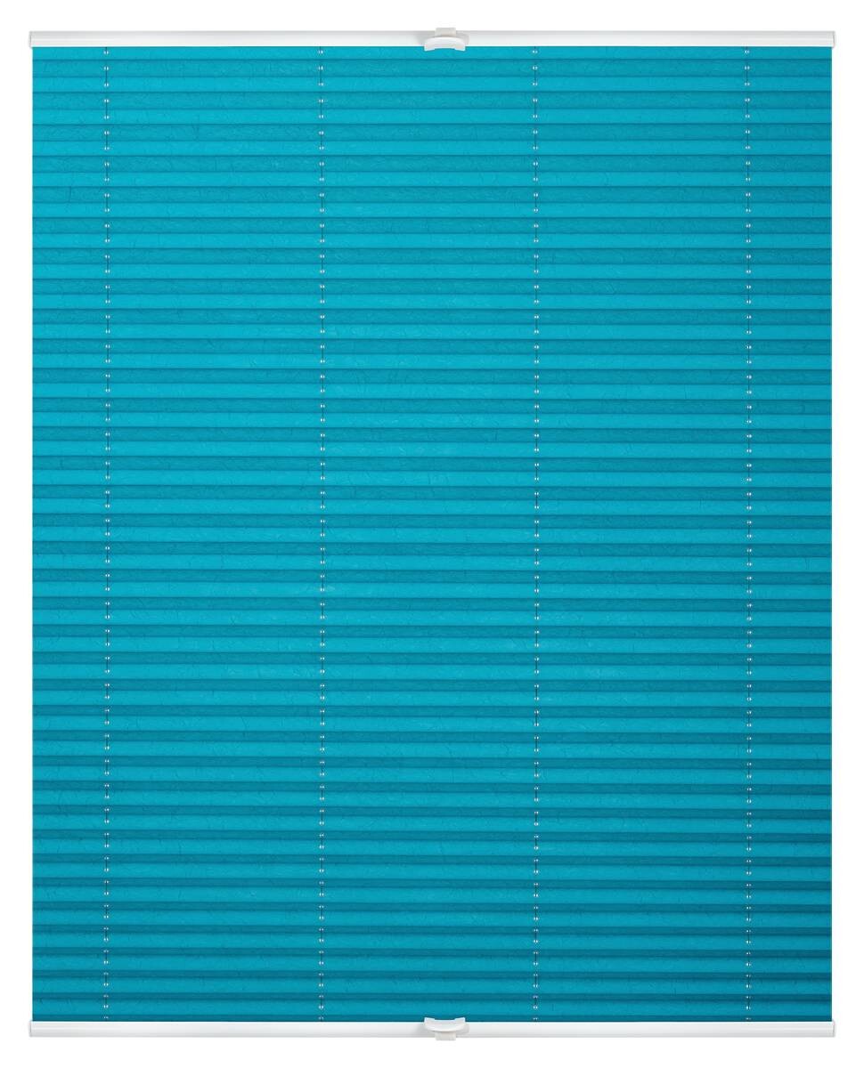 LICHTBLICK Spannplissee blau B/L: ca. 70x130 cm