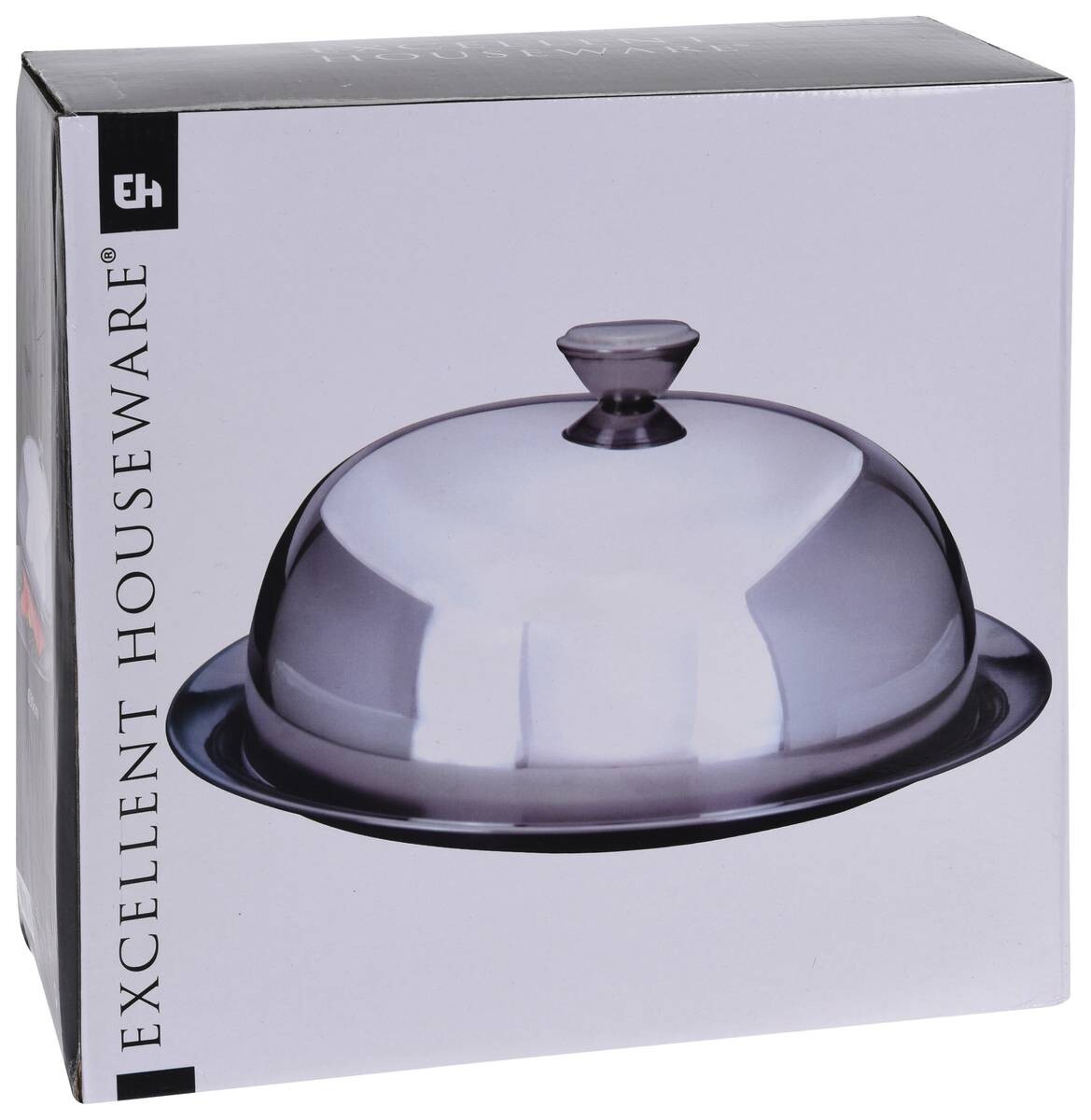 Kuchenglocke silber Edelstahl H/D: ca. 14x30 cm