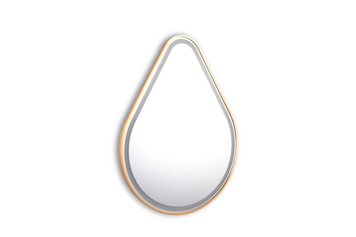 LED-Spiegel Frederike gold B/L: ca. 80x60 cm