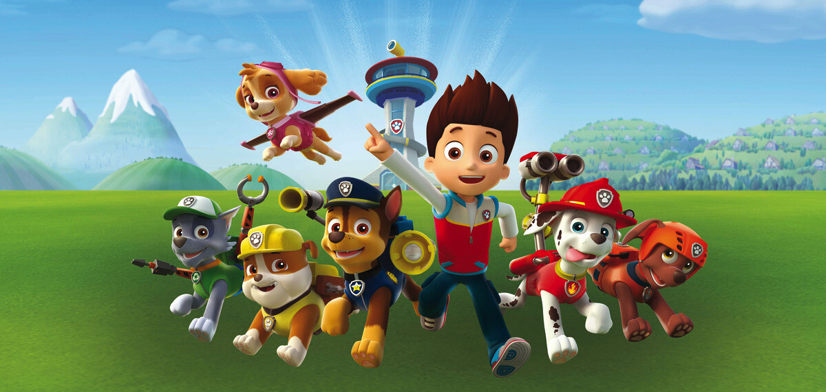 Keilrahmenbild Paw Patrol B/L: ca. 70x33 cm