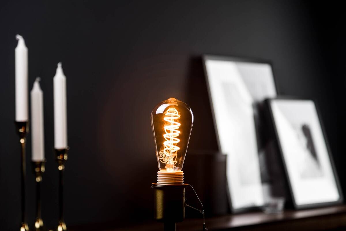 Blulaxa LED-Leuchtmittel Edison Filamentlampe Vintage 49074 E27