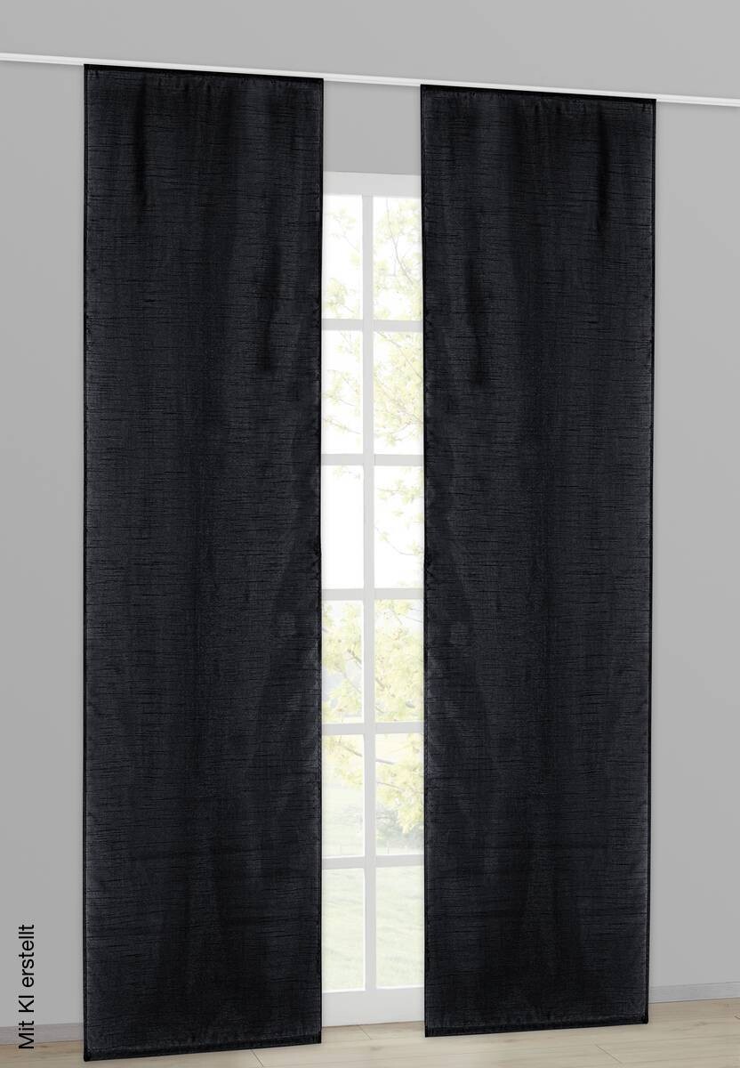Acus Schiebevorhang Taifun schwarz B/L: ca. 60x245 cm