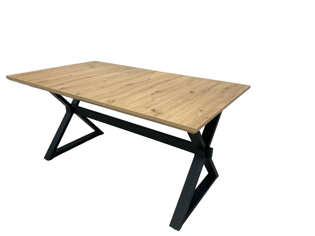 Esstisch Paddy Eiche Wildeiche hell Nachbildung B/H/T: ca. 160x75x90 cm