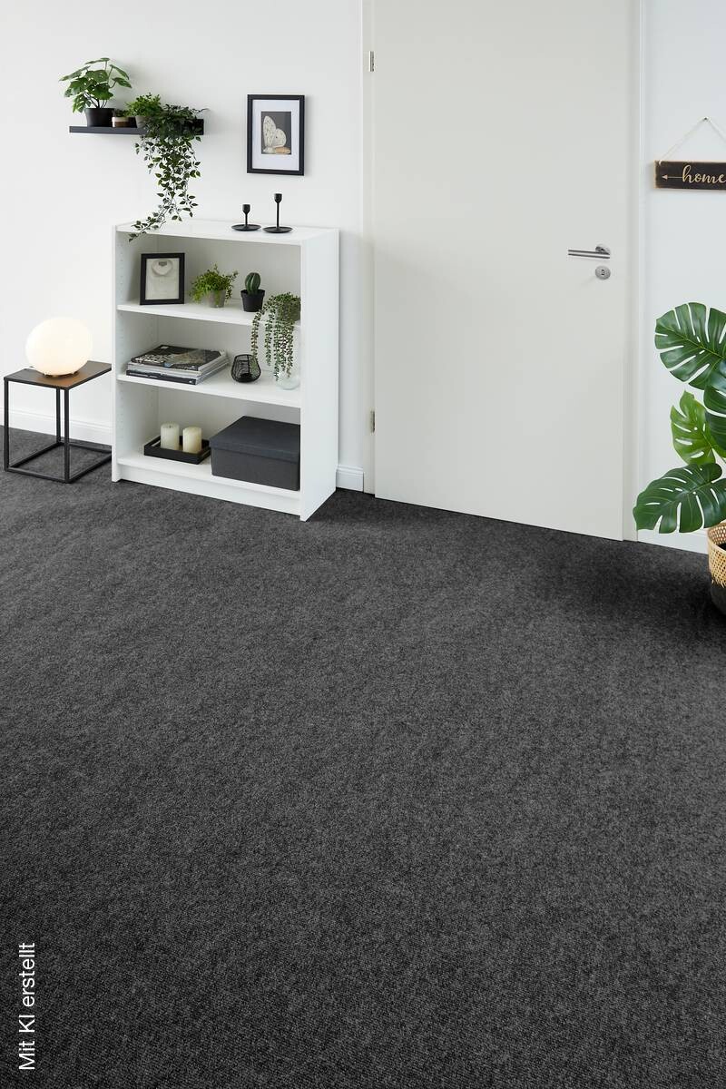 Teppichboden Milo anthrazit B/L: ca. 200x1000 cm pro Stück