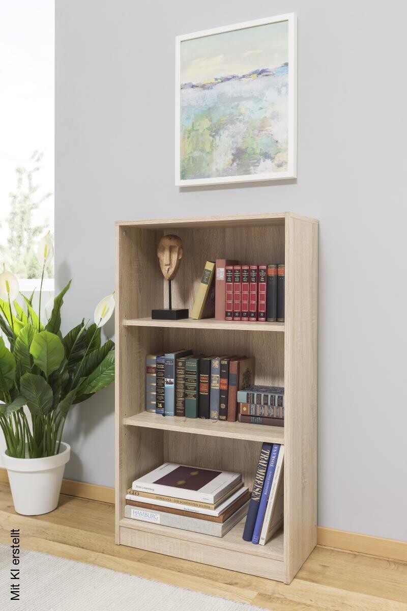 Regal Peggy 5 Eiche Sonoma Nachbildung B/H/T: ca. 58x103x28 cm