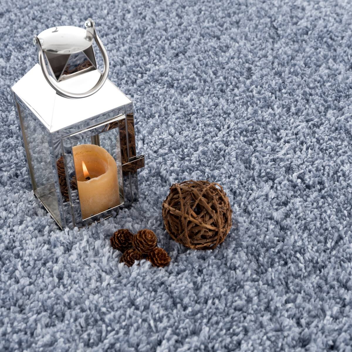 Sanat Teppich Porto blau B/L: ca. 150x150 cm