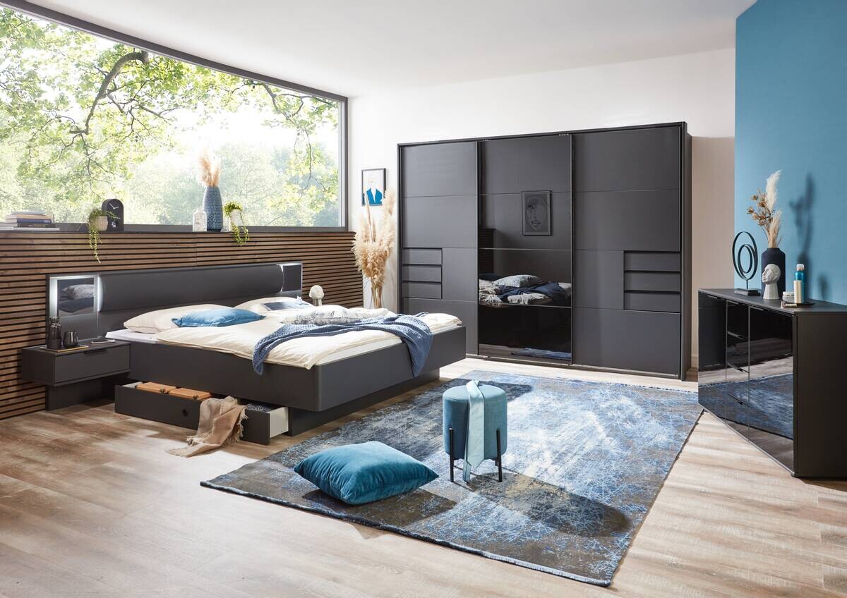 Kombikommode Barcelona Graphit B/H/T: ca. 130x83x41 cm