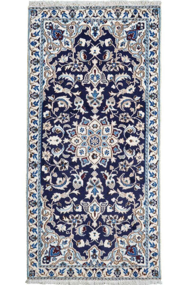 PersaTepp Teppich Nain 12La blau B/H/L: ca. 67x1x136 cm