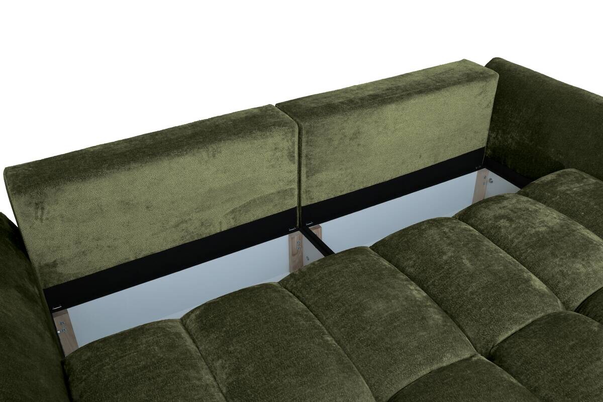 Big Sofa Moma olive Microfaser B/H/T: ca. 250x97x120 cm