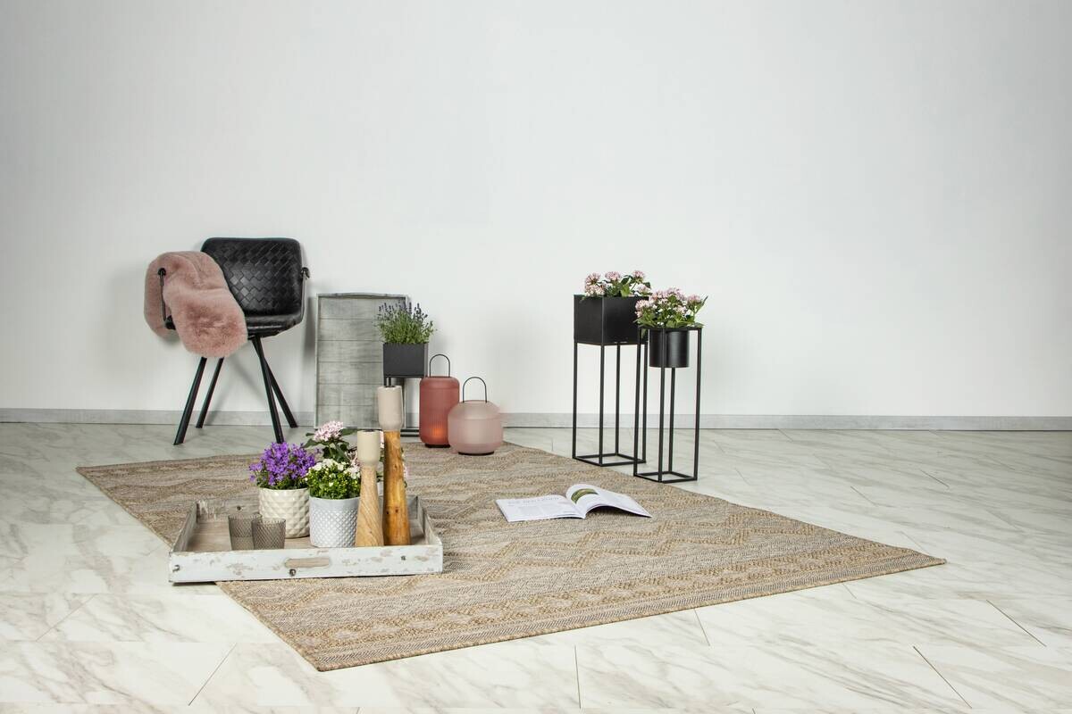 Kayoom Teppich Sindra 225 natur B/L: ca. 80x150 cm