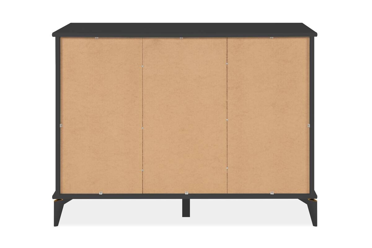 Kommode Izmir anthrazit B/H/T: ca. 120x90x36 cm