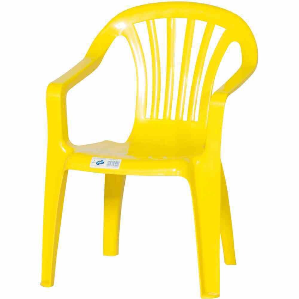 ProGarden Kindermöbel-Set gelb Kunststoff B/H/L: ca. 38x53x43 cm