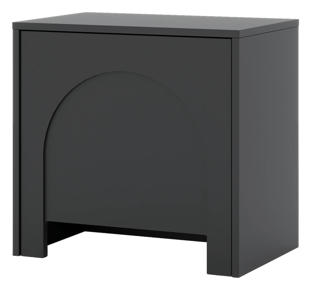 Nachtkonsole ARCO schwarz B/H/T: ca. 50x49x35 cm