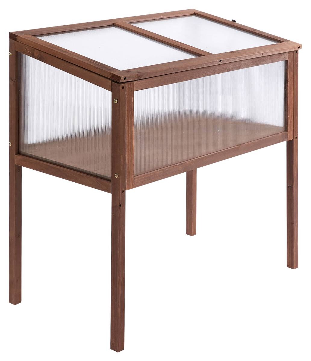 Outsunny Holzgewächshaus B/H/L: ca. 50x93x90 cm