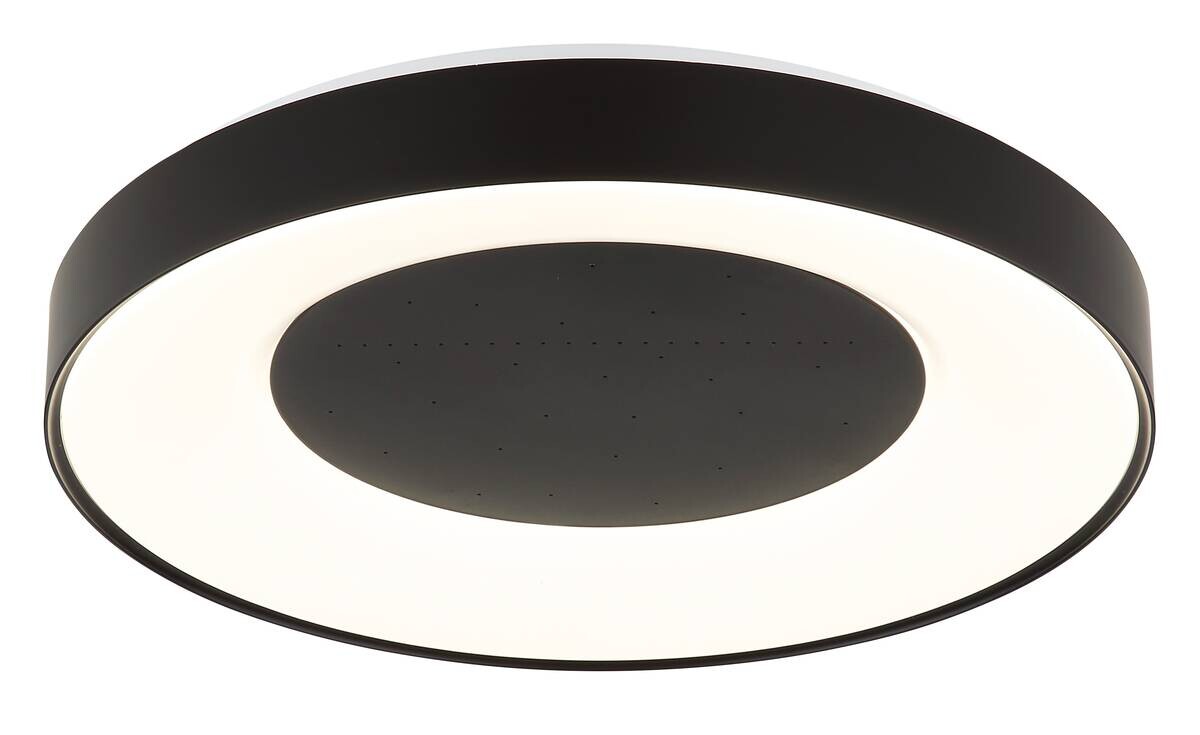 GLOBO Deckenventilator schwarz weiß Kunststoff Metall B/H/L: ca. 10x52,5x52 cm