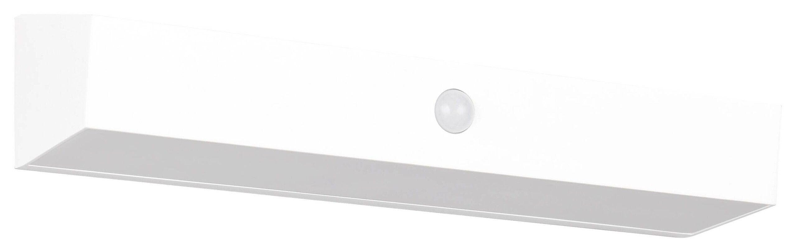 Solar-Außenwandleuchte weiß B/H/T: ca. 3,3x6x9,4 cm