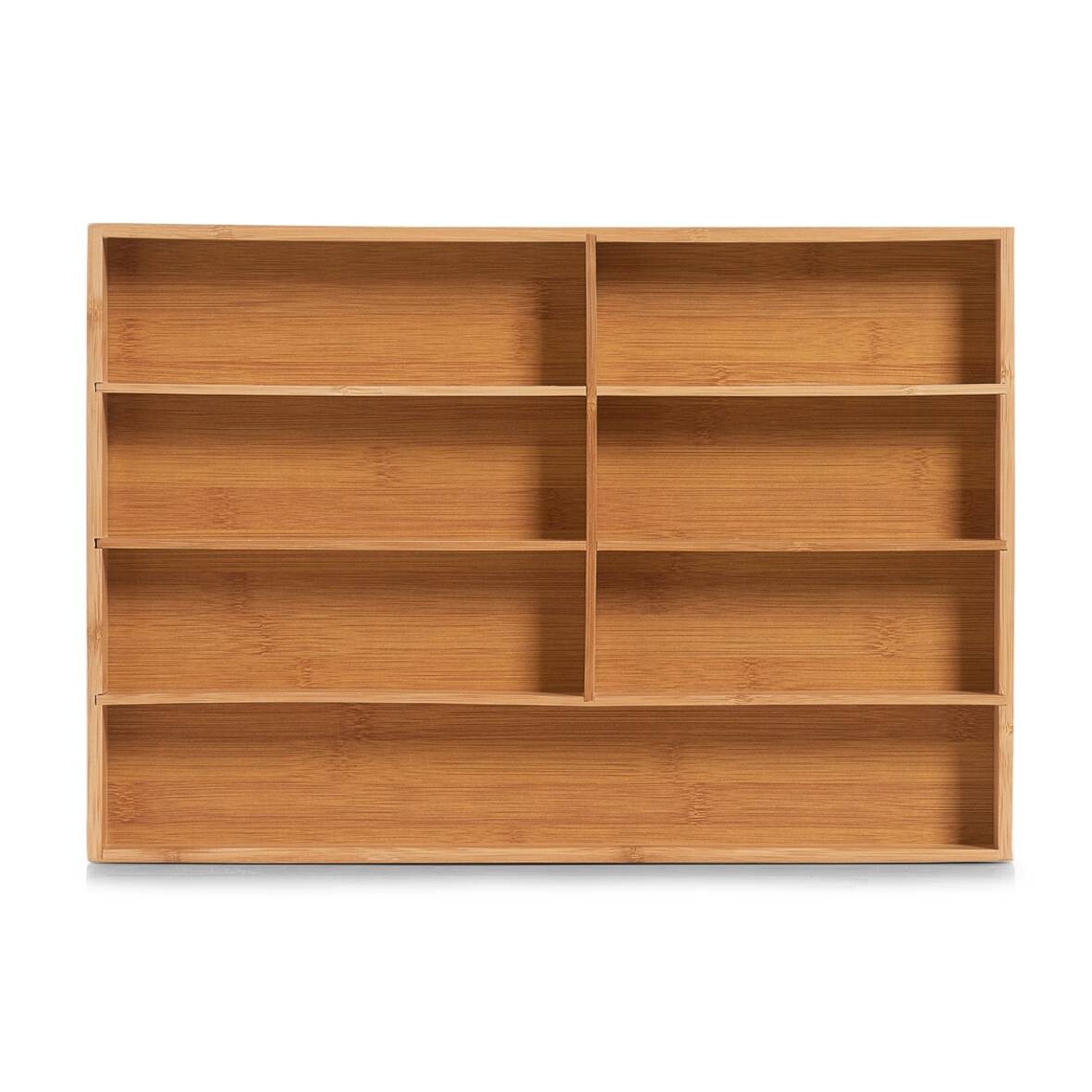 Zeller Besteckkasten natur Bambus B/H/L: ca. 30,5x4,3x44 cm