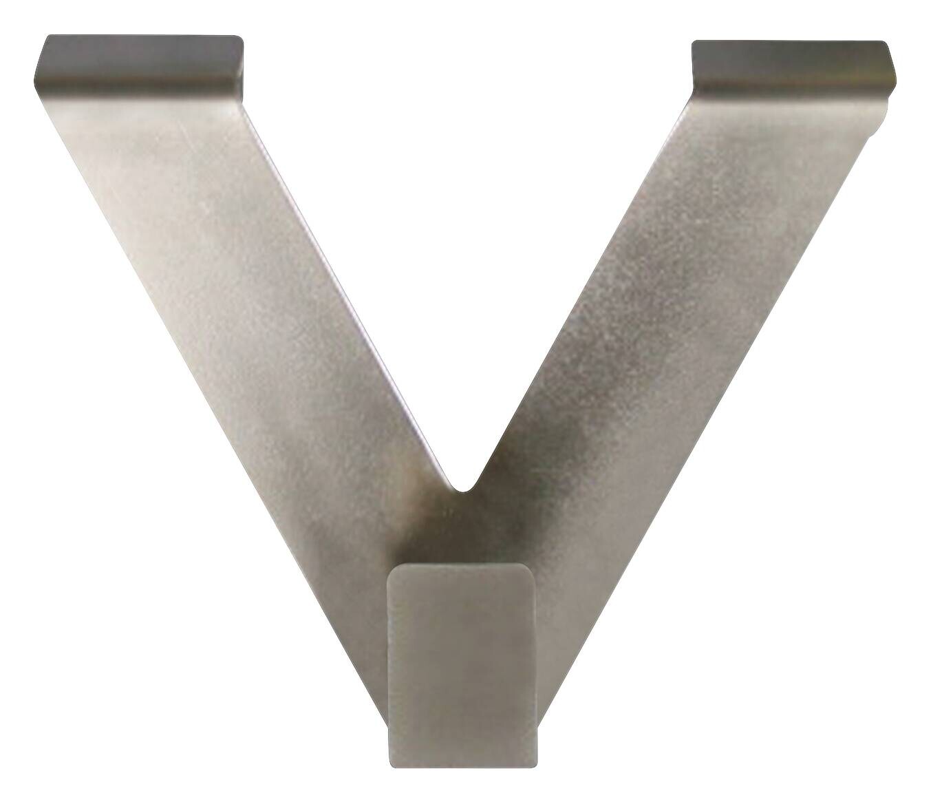 POCOline V-Haken silber Metall 2er Pack