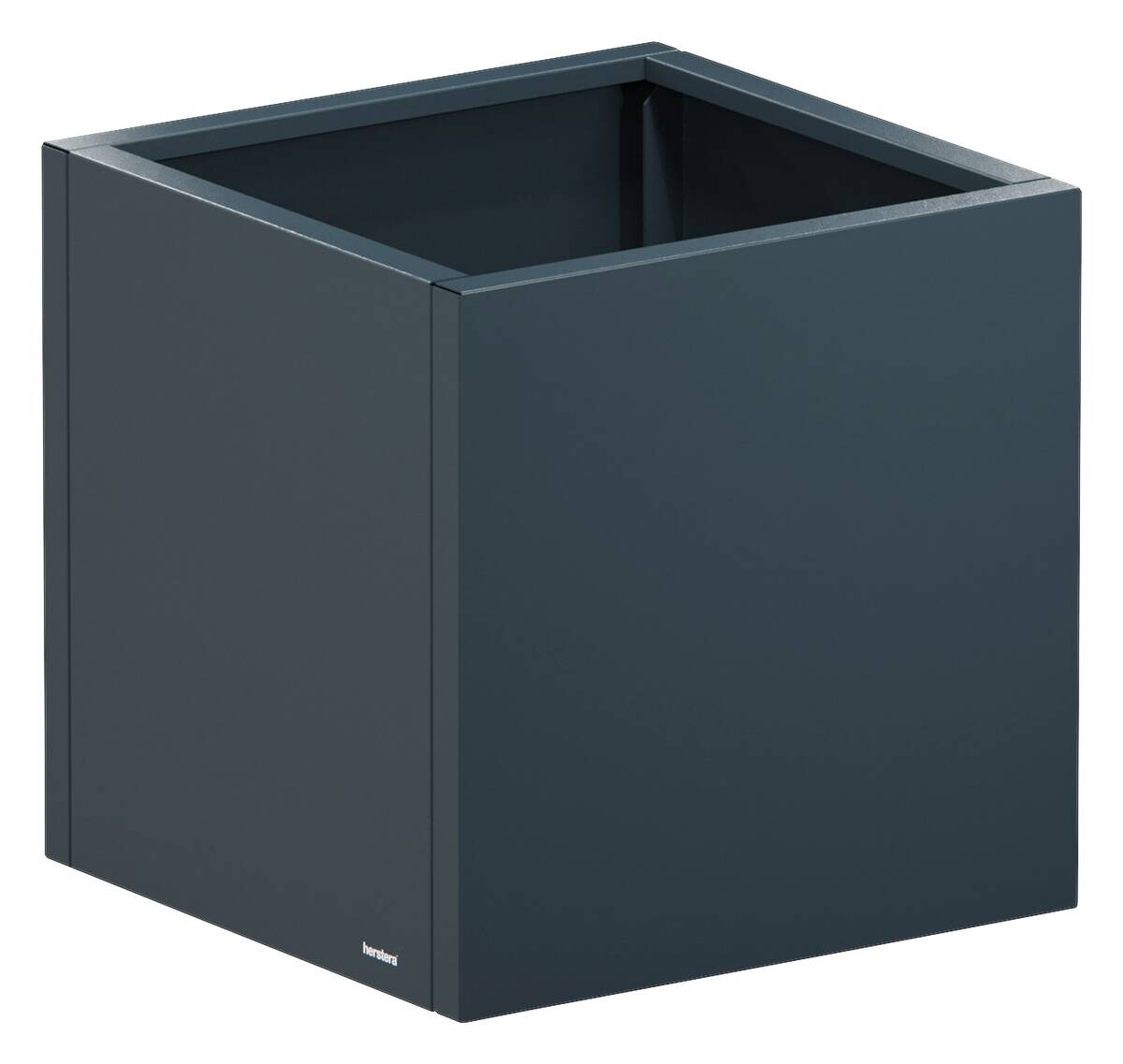 Herstera Garden Pflanzkübel Cube anthrazit Metall B/H/L: ca. 60x60x60 cm