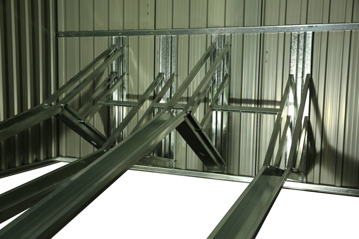 Westmann Fahrradgarage Gartenbox anthrazit anthrazit B/H/L: ca. 203x158x200 cm