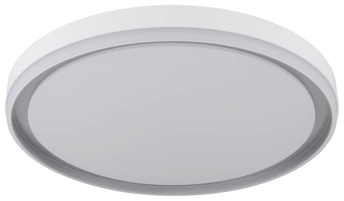 GLOBO Deckenventilator weiß silber Kunststoff Metall B/H/L: ca. 9x50,5x51 cm