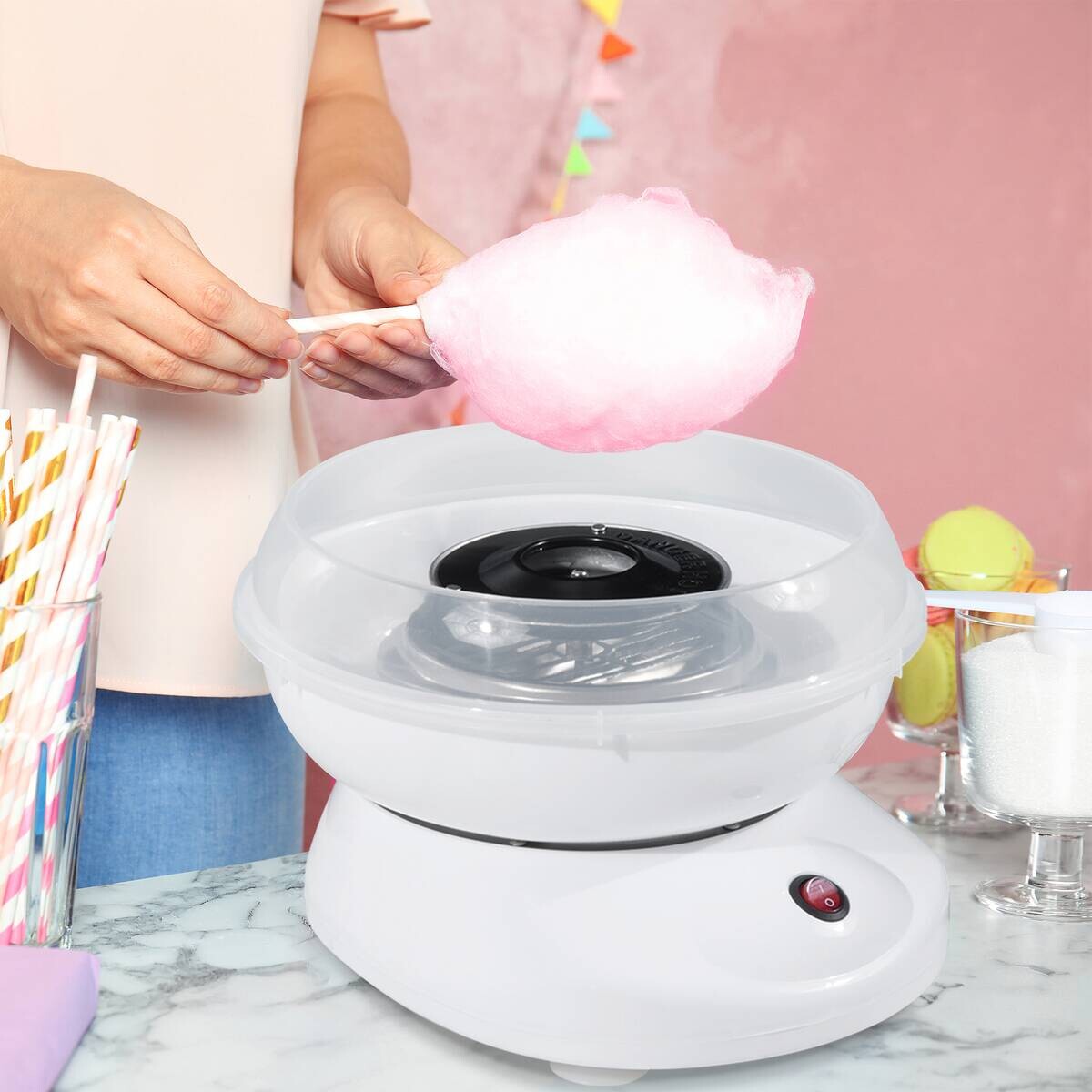 HOMCOM Küchengerät weiß Edelstahl Polypropylen B/H/L: ca. 26x27x18 cm