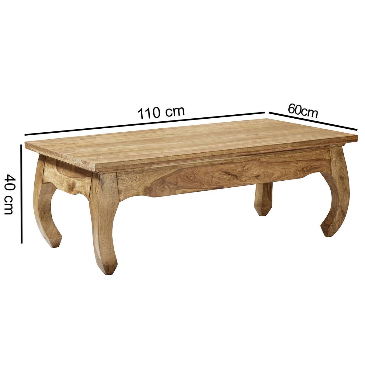 Couchtisch braun B/H/T: ca. 110x40x60 cm