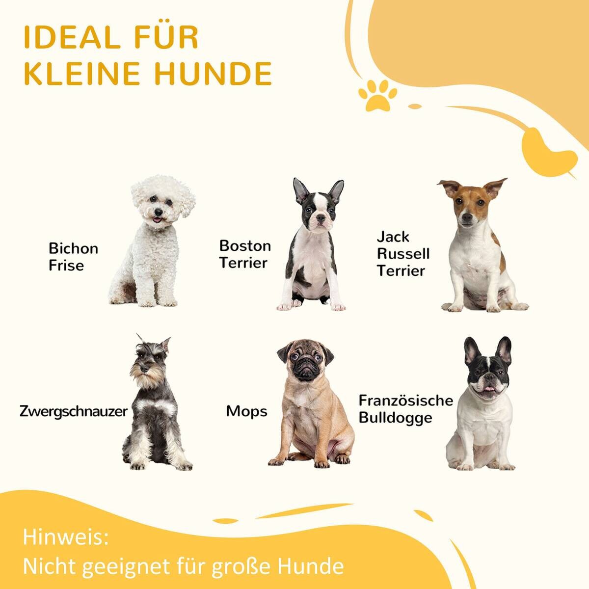 PawHut Hunde-Schutzgitter schwarz Polypropylen B/H/L: ca. 29,5x154,5x61 cm