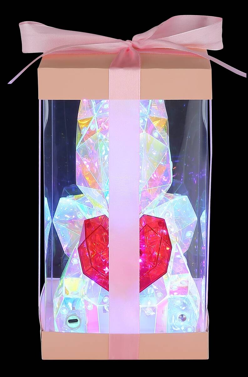 GLOBO LED-Dekoleuchte BRONDAR klar Kunststoff B/H/T: ca. 15x23x13 cm 1 Brennstellen