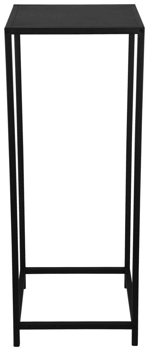 Beistelltisch Vera schwarz lackiert Metall B/H/T: ca. 31x80x31 cm