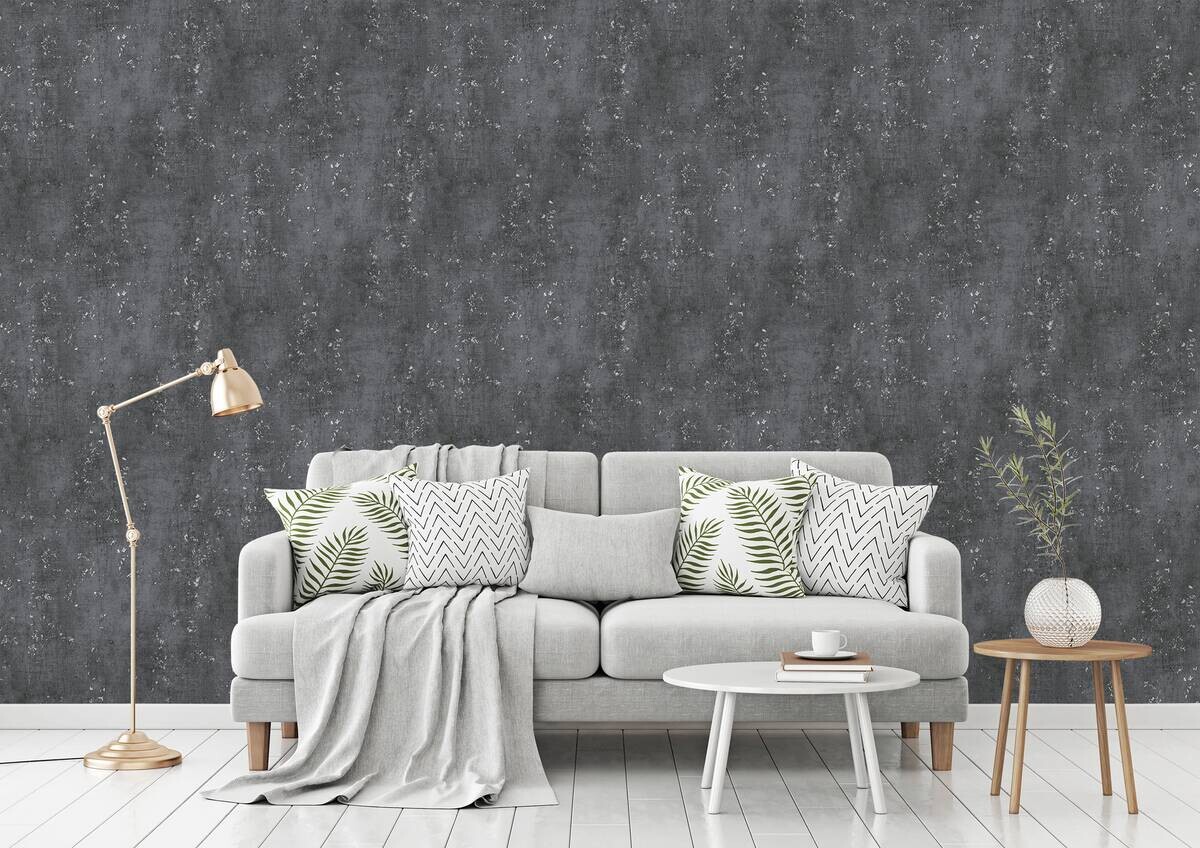 A.S.Creation Vliestapete schwarz B/H/D: ca. 53x1005x8 cm