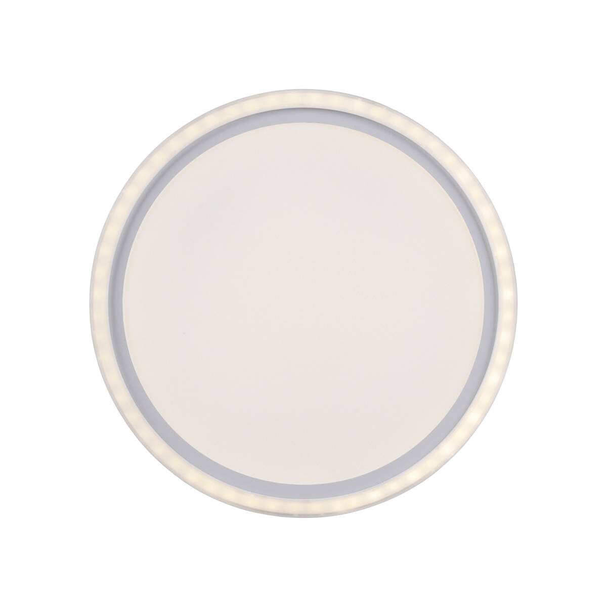 Just Light LED-Deckenleuchte BEDGING 14883-16 weiß Eisen Kunststoff H/D: ca. 6,5x40 cm 2 Brennstellen